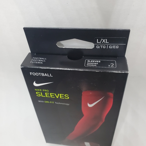 Nike Pro Dri fit Football Sleeves L/XL - Picture 2 of 2